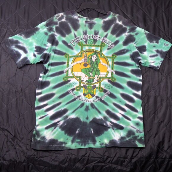Vintage Grateful Dead T-Shirt 1992 Philly St. Patrick's Spectrum T-Shirt XL - Picture 7 of 13